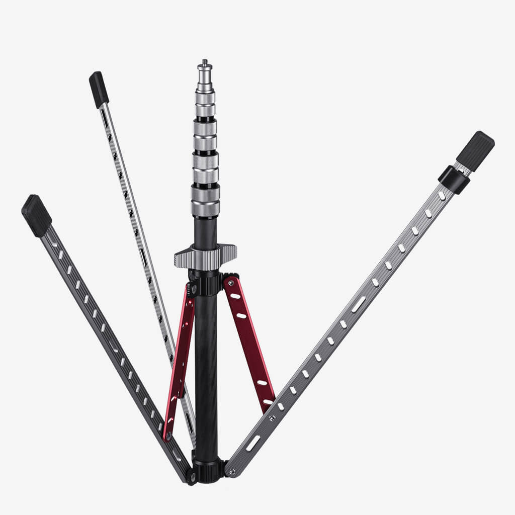 iwata carbon fiber light stand folded