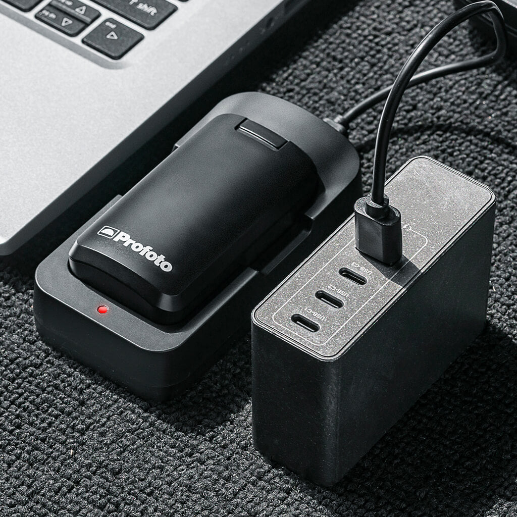 iwata battery charger for Profoto usb-c power bank charging
