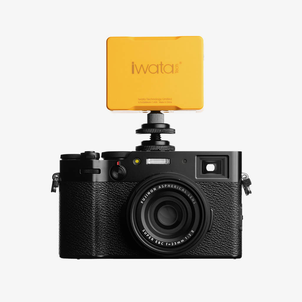 iwata Genius M1 Pro on camera